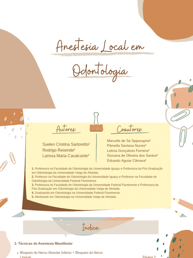 Técnicas de Anestesia Mandibular | PDF | Anatomia | Anatomia humana