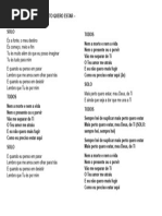 Começo, Meio e Fim - Letra | PDF