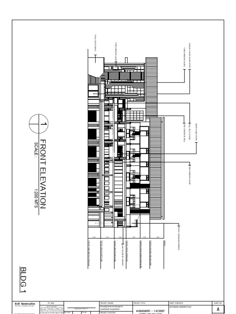 Elevation 1111 | PDF | Real Estate | Building Engineering
