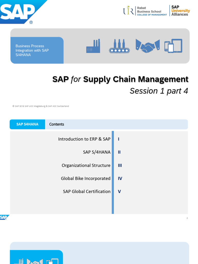 4 - Introduction - SAP Global Certification | PDF | Consultant | Business