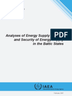 Analyses of Energy Supply Options and Security of Energy