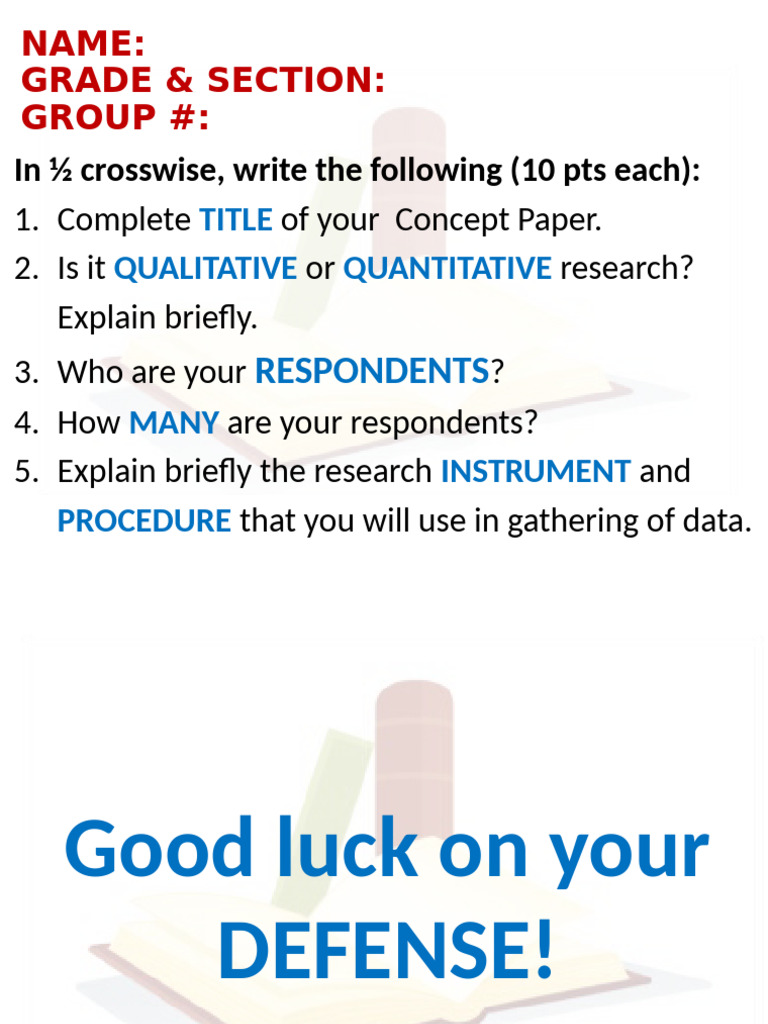 Concept Paper | PDF