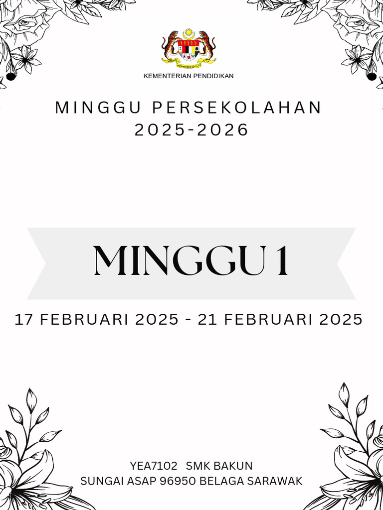 Divider RPH 20252026 Hitam Putih | PDF