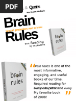 Brain Rules by John Medina | PDF
