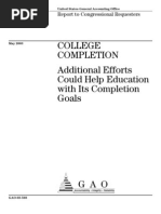 GAO Completion Report