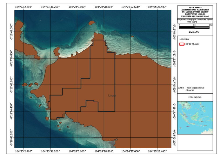 Peta Ring 3 Kabupaten Lingga | PDF