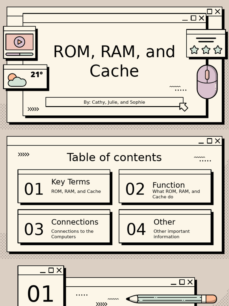 Understanding ROM, RAM, and Cache | PDF | Random Access Memory | Read ...