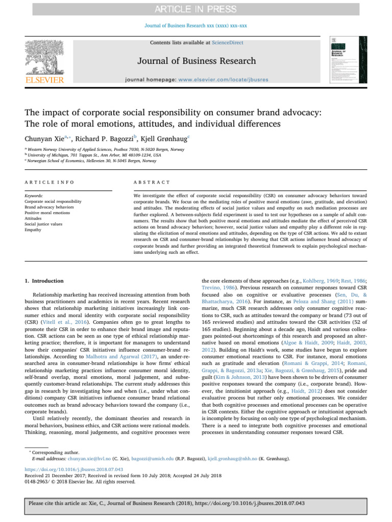 8-2-2018 JBR-The Impact of Corporate Social Responsibility On Consumer ...