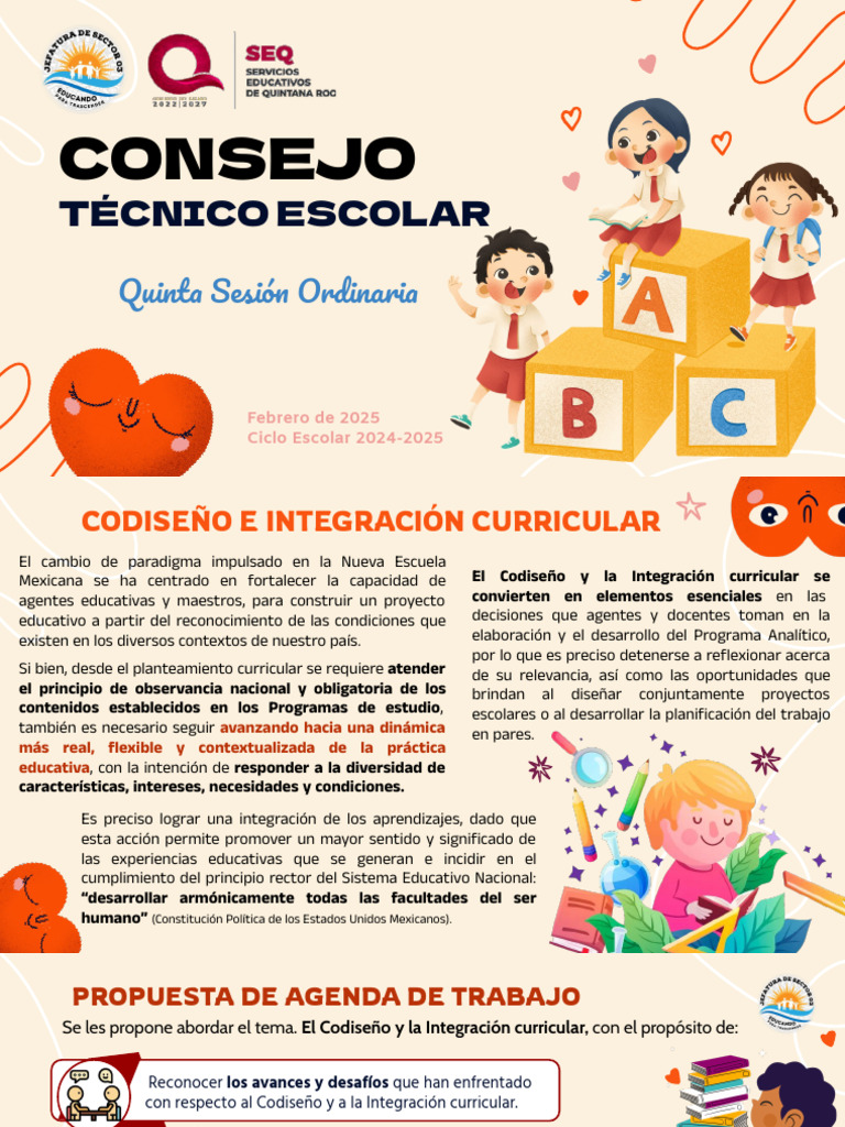 Codiseño e Integración Curricular 2025 | PDF | Plan de estudios | Enseñando