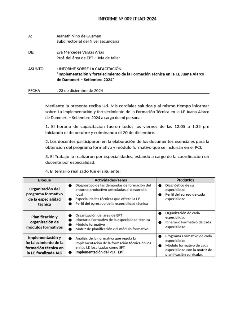 Informe Nept | PDF