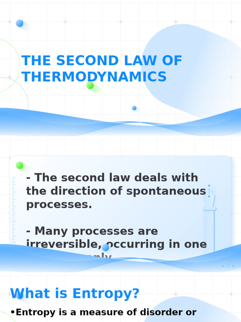 Understanding the Second Law of Thermodynamics | PDF