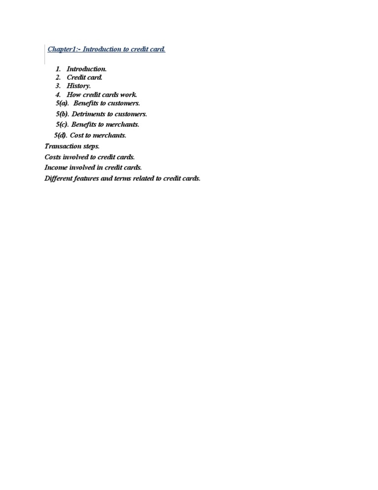 Credit Card Basics: Benefits & Costs | PDF | Finance & Money Management