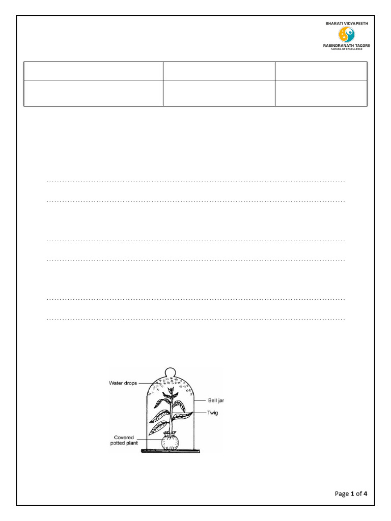 Unit 4 Revision WS | PDF | Earth Sciences