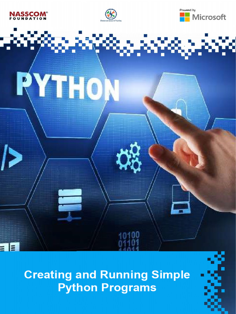 M12 Creating and Running Simple Python Programs FG | PDF | Computer ...