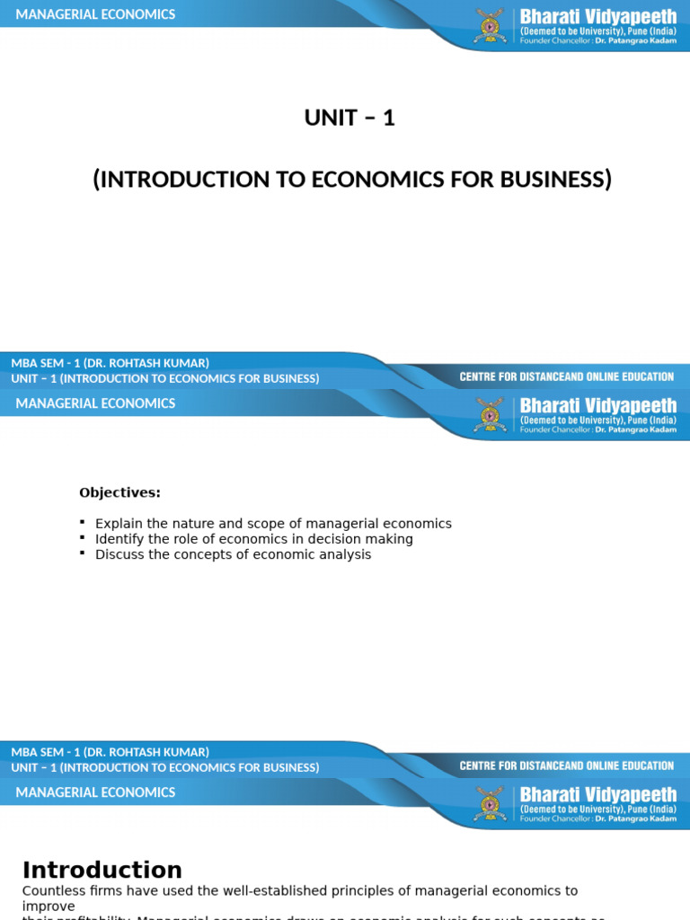 Introduction to Managerial Economics | PDF | Economics | Profit (Economics)