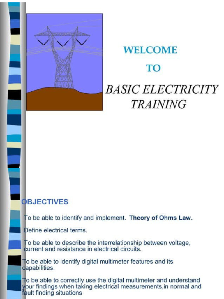 FREE BASIC ELECTRICITY TRAINING visual data 4