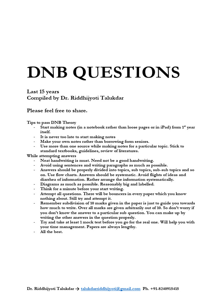 DNB Exam Tips and Radiation Physics Guide | PDF | Radiation Therapy ...