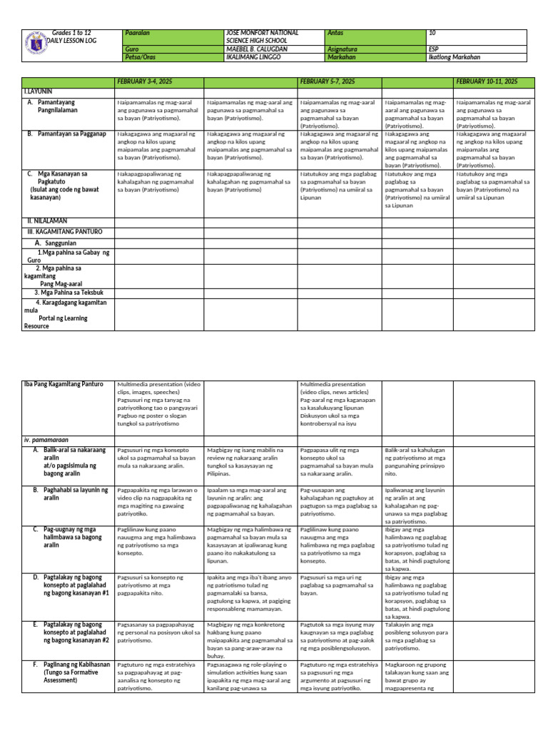 ESP10 Q3 WK5 DONE | PDF