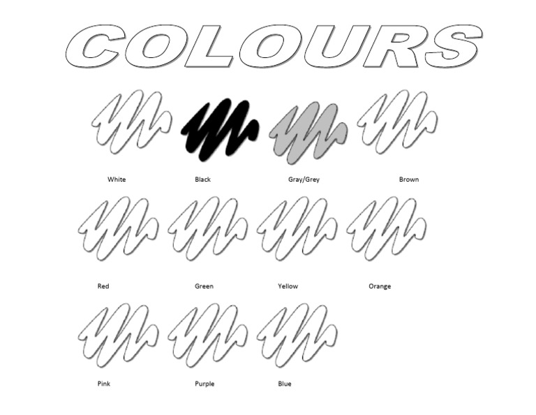 Color Names and Categories List | PDF