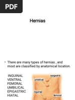 Types of Hernias with Pictures | PDF | Abdomen | Gastroenterology