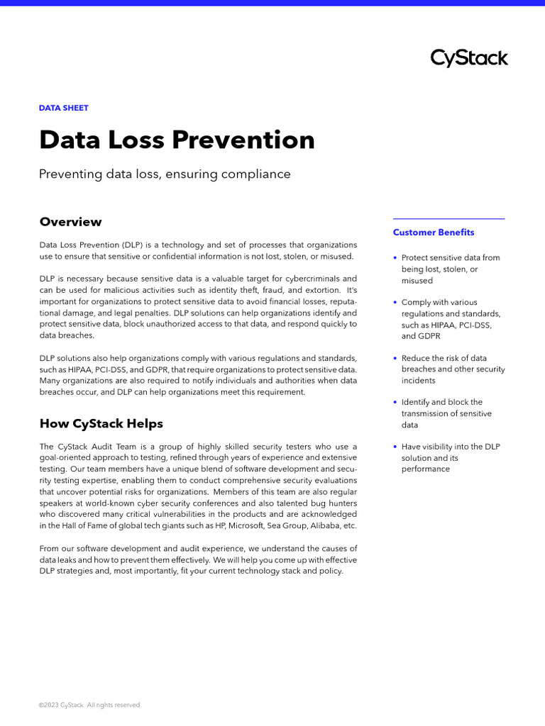 Data Loss Prevention Solutions Overview | PDF | Security | Computer ...