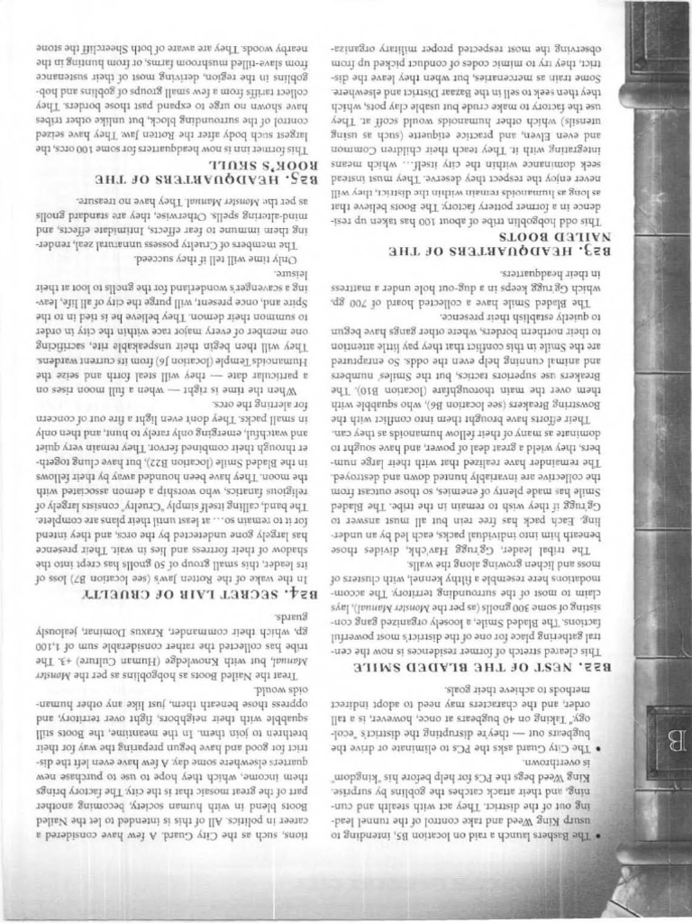 AEG8524 World's Largest City (SCAN-OCR) (2006) 81 | PDF | Fantasy Creatures
