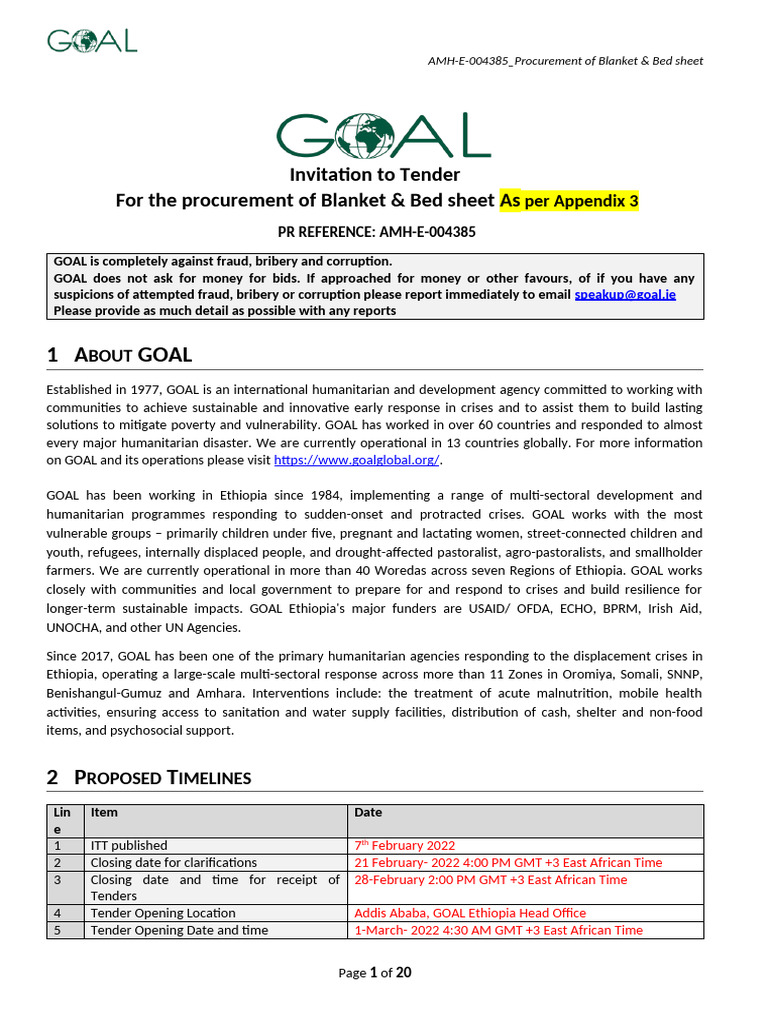 ITT AMH E 004385 Blanket Bed Sheet | PDF | Indemnity | Legal Liability