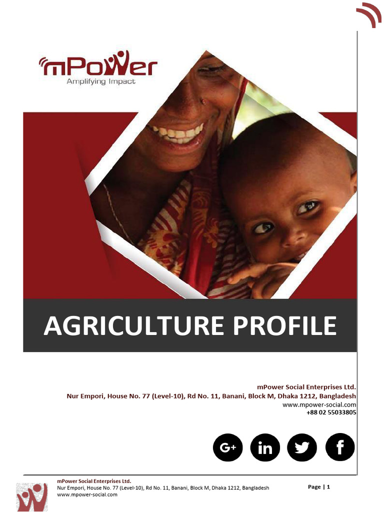 mPower Social Enterprises in Agriculture | PDF | Agriculture | Livestock