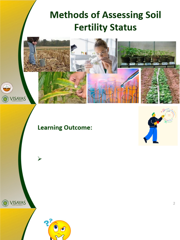 Assessing Soil Fertility Methods | PDF | Plant Nutrition | Soil