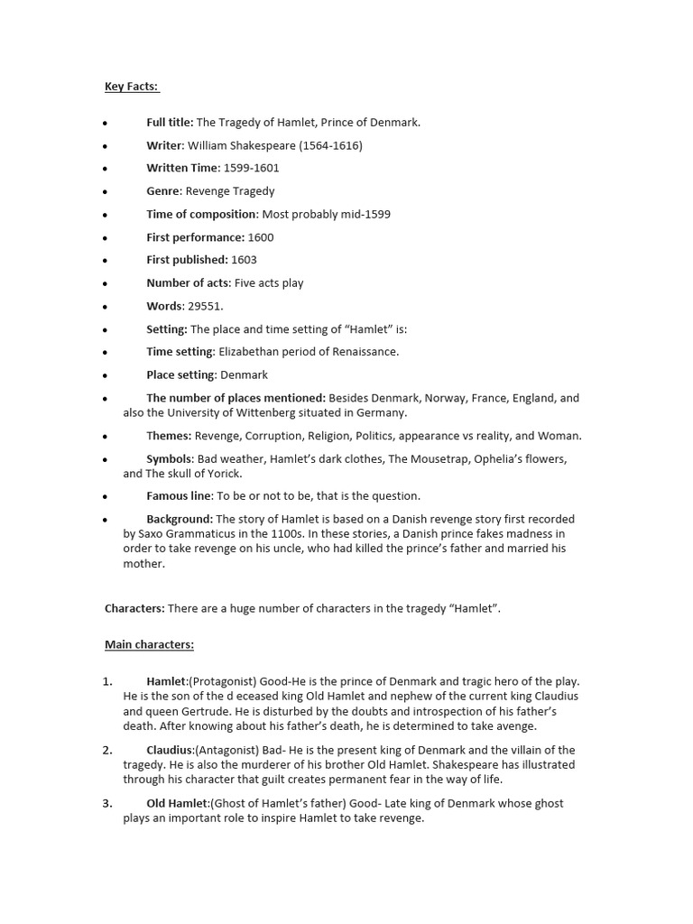 Hamlet | PDF