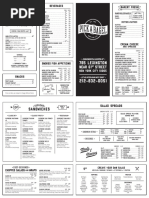 News Cafe Food Menu Overview | PDF | Sauce | Hamburgers