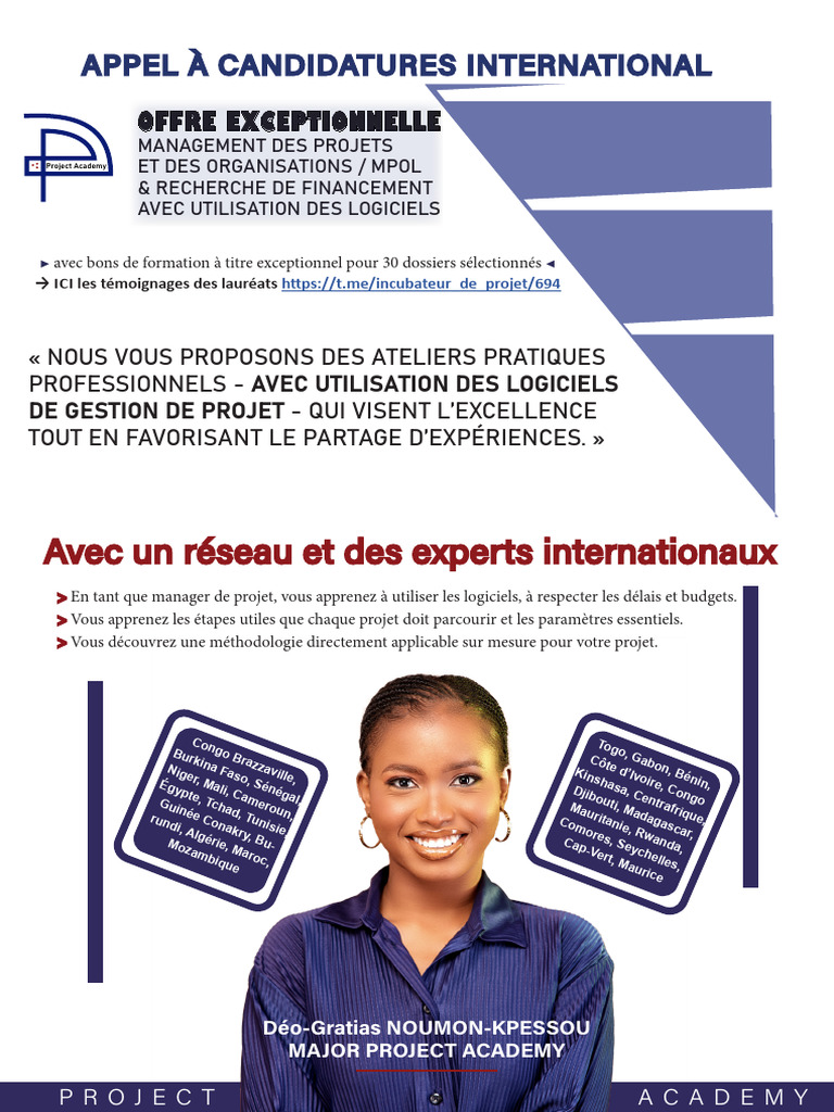 Appel à candidatures MPOL-10 | PDF | Gestion de projet | Direction
