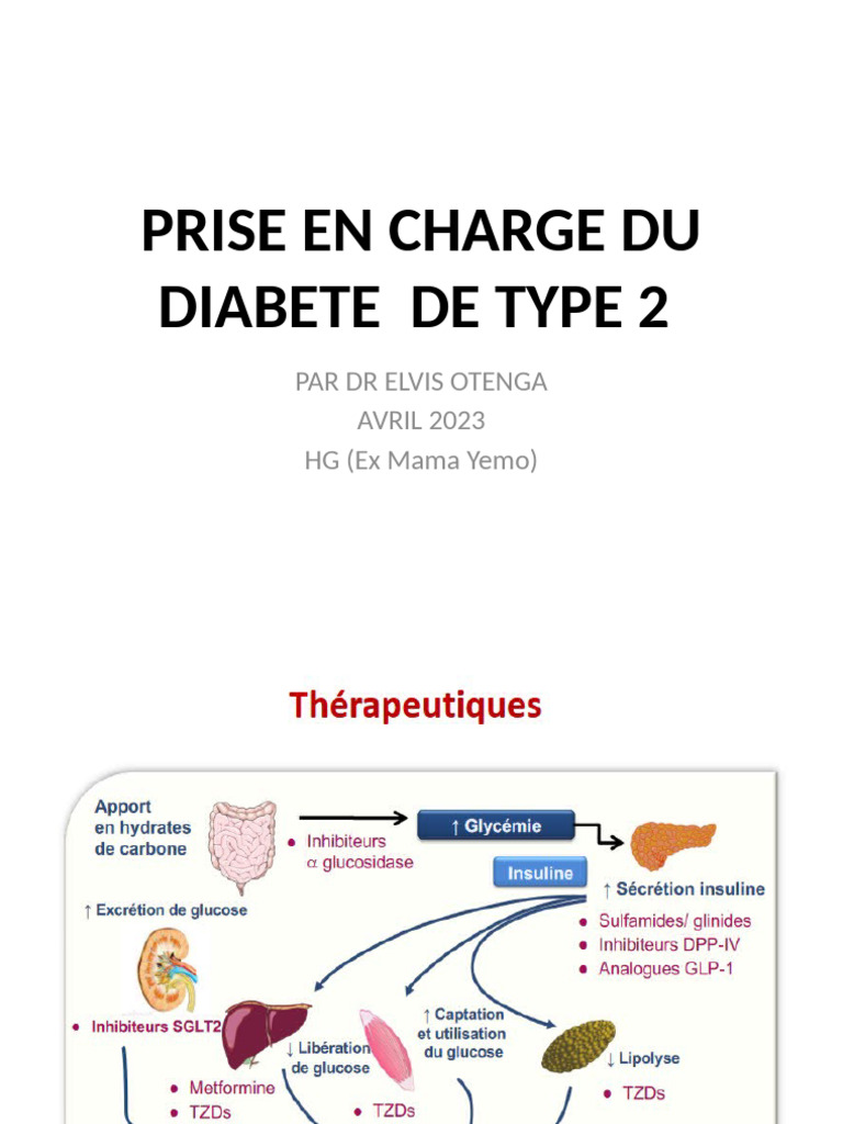 Prise en charge du diabète de type 2 | PDF