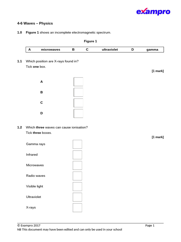 Physics Separate Waves Pdf Electromagnetic Radiation Waves