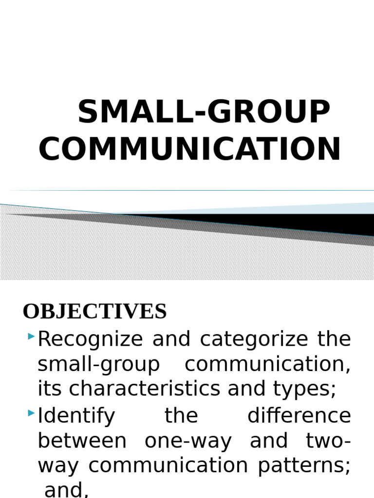 Small Group Communication | PDF | Communication | Information