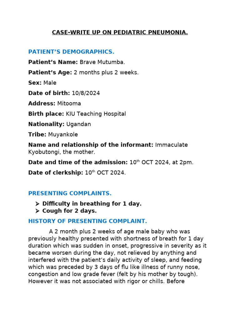 Updated | PDF | Pneumonia | Lung