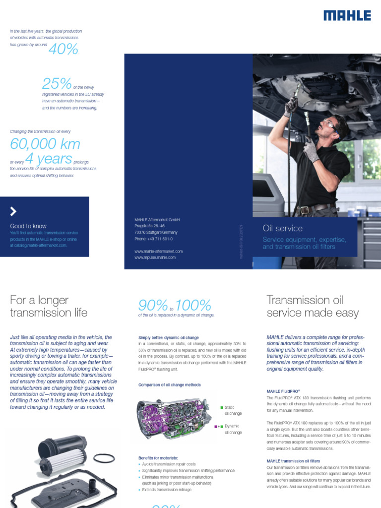 En Flyer Getriebeoelfilter 2020 Web-2 | PDF | Automatic Transmission ...