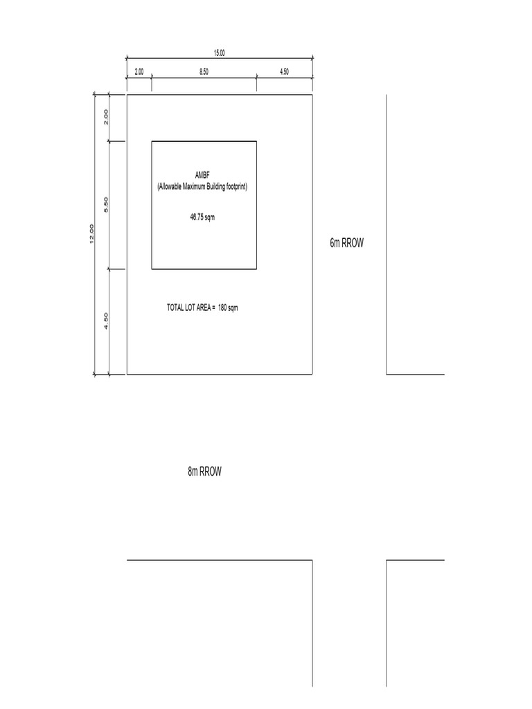 Building Footprint and Lot Area Guide | PDF