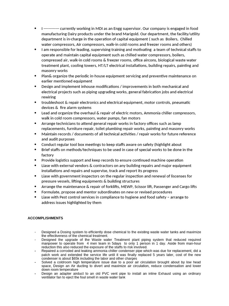 openning statement | PDF | Manufactured Goods | Mechanical Engineering