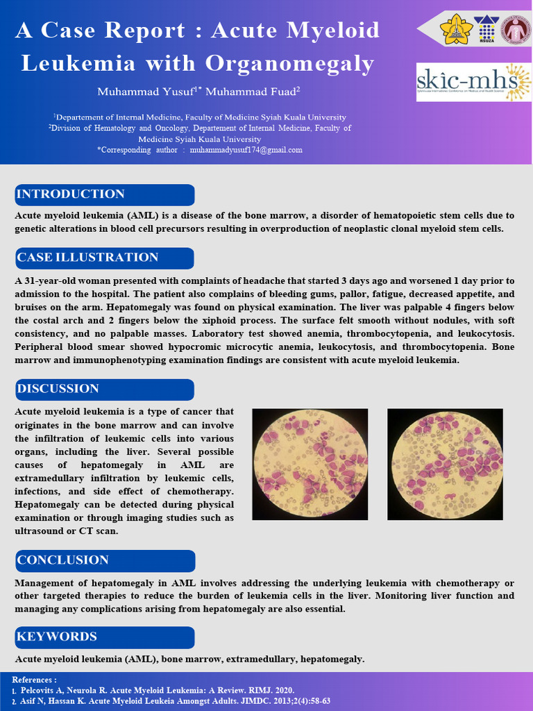 Acute Myeloid Leukemia Case Study | PDF