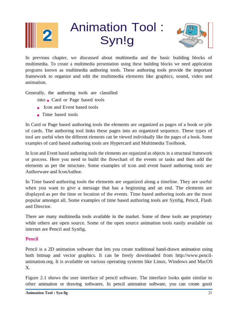 Synfig Studio: Open Source Animation Tool | PDF | Window (Computing) | Area