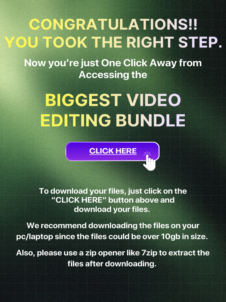 Cus. End - Biggest Video Editing Bundle | PDF