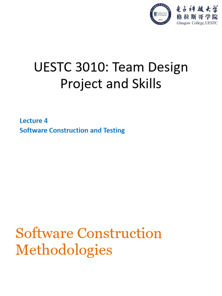 Software Construction Methodologies | PDF | Software Development ...