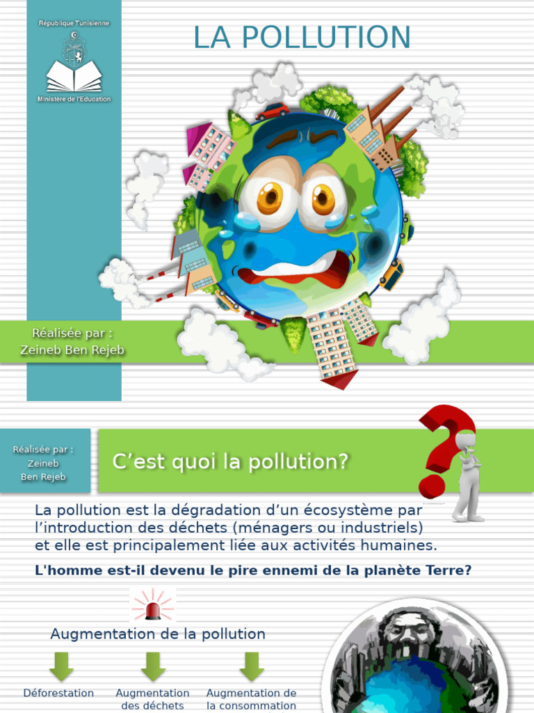 Exposé sur la pollution de l'air et du sol | PDF | la pollution ...