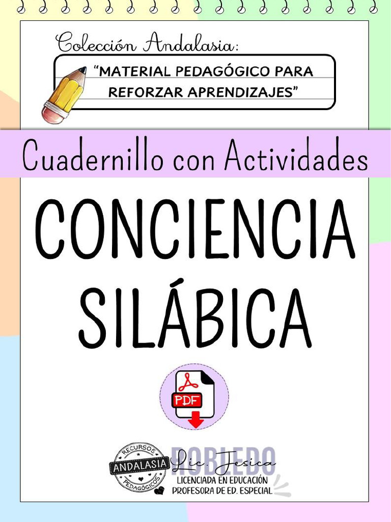 MUESTRARIO Cuadernillo CONCIENCIA SILÁBICA | PDF