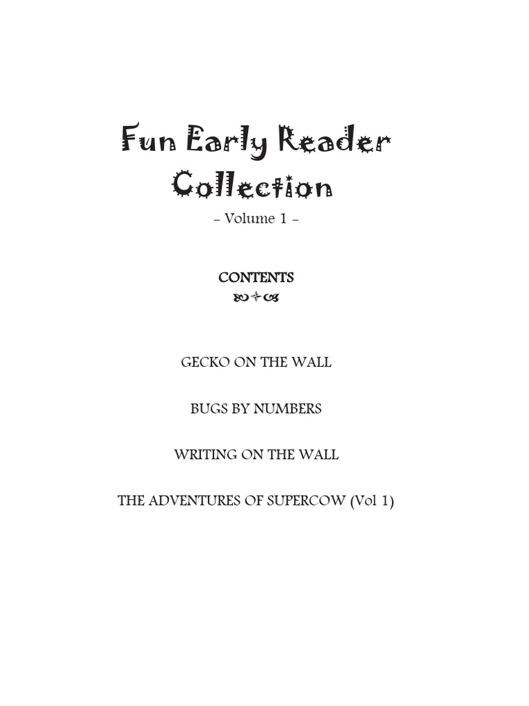 Fun Early Readers Collection 1 | PDF