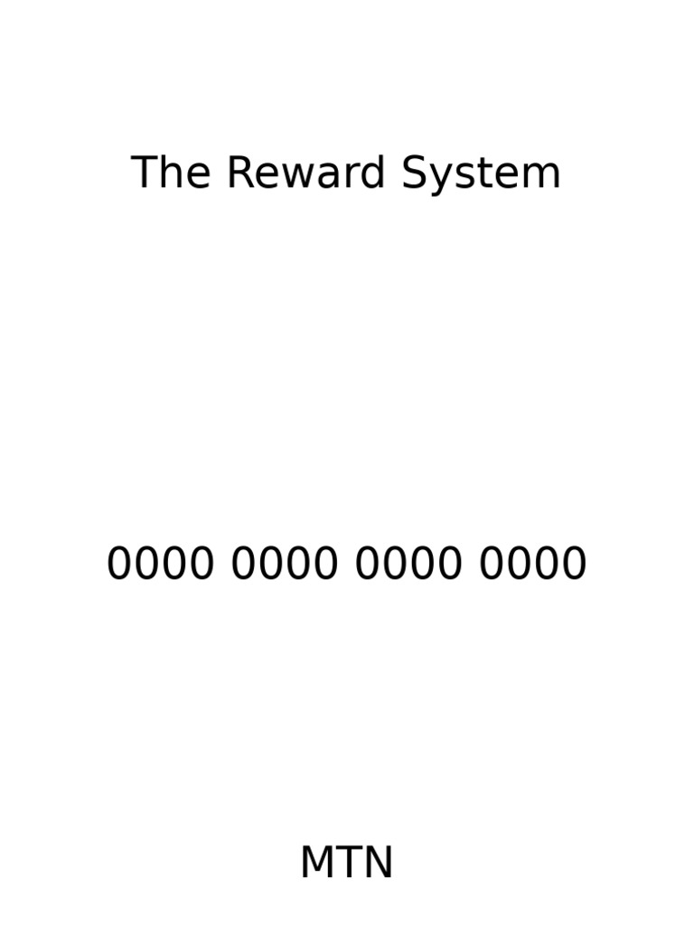 The Reward System | PDF