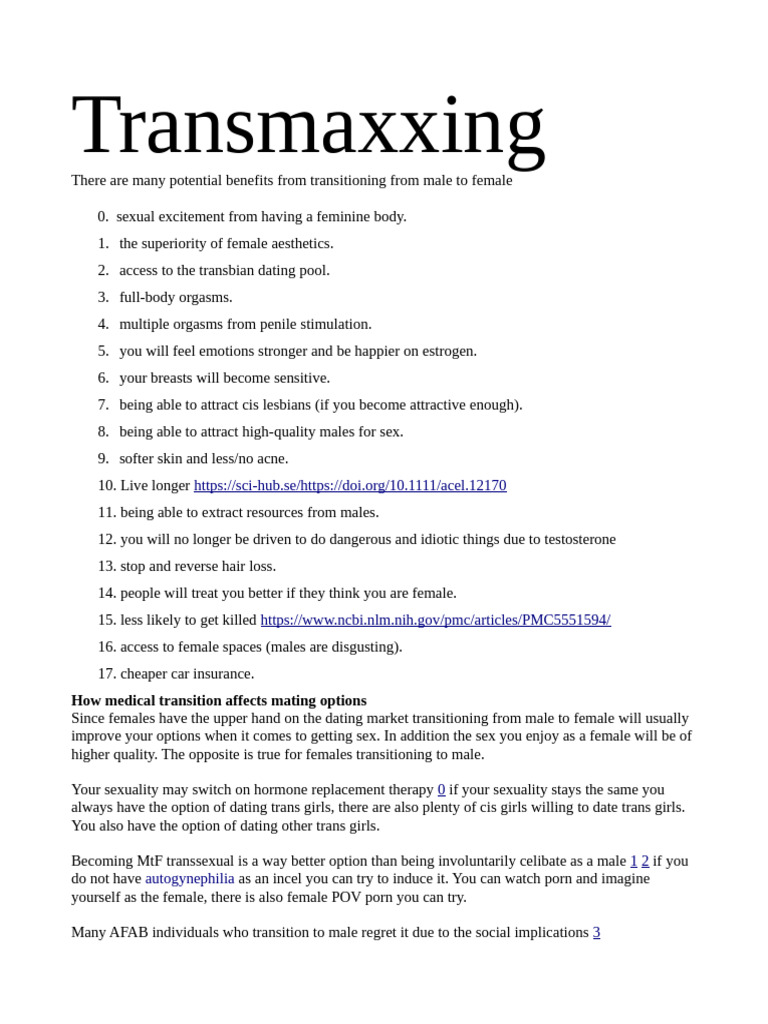 Transmaxxing 3 | PDF | Transgender | LGBTQIA+ Studies