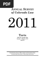 Download Torts 2011 Annual Survey of Colorado Law by cleincolorado SN83518988 doc pdf