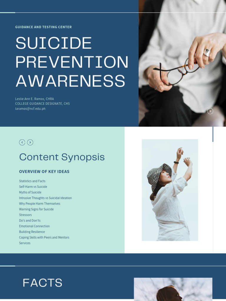 Suicide Prevention Awareness Guide | PDF | Suicide | Substance Abuse